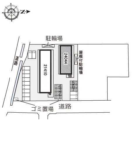 ★手数料０円★八尾市南久宝寺３丁目 月極駐車場